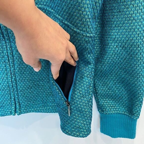 PrAna Textured Full Zip Jacket With Hood - Picture 5 of 10